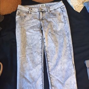Acid wash jeans