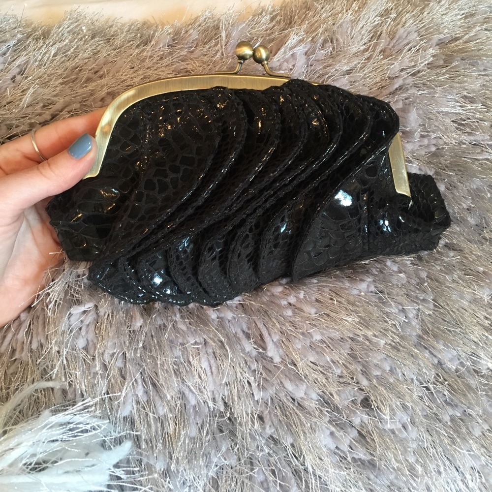 Snakeskin Clutch