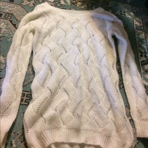 Creamy white sweater