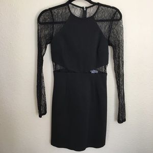 BCBG Long Sleeve Lace Dress