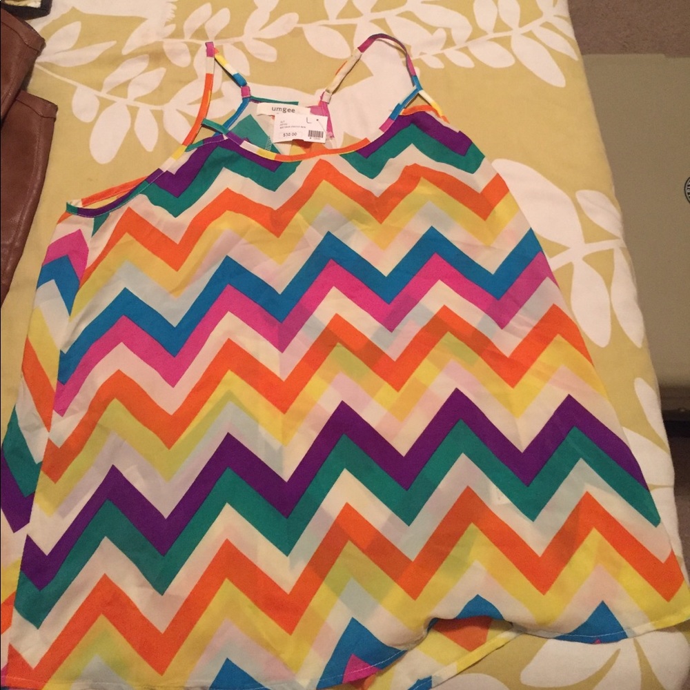 Blouse with open back