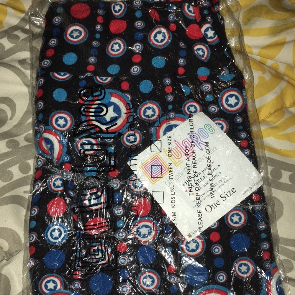 Captain America Lularoe Leggings