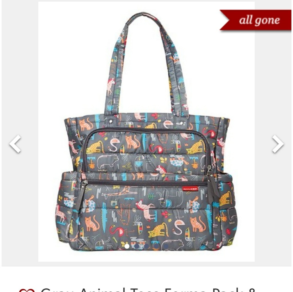New With Tags Skip Hop Diaper Bag