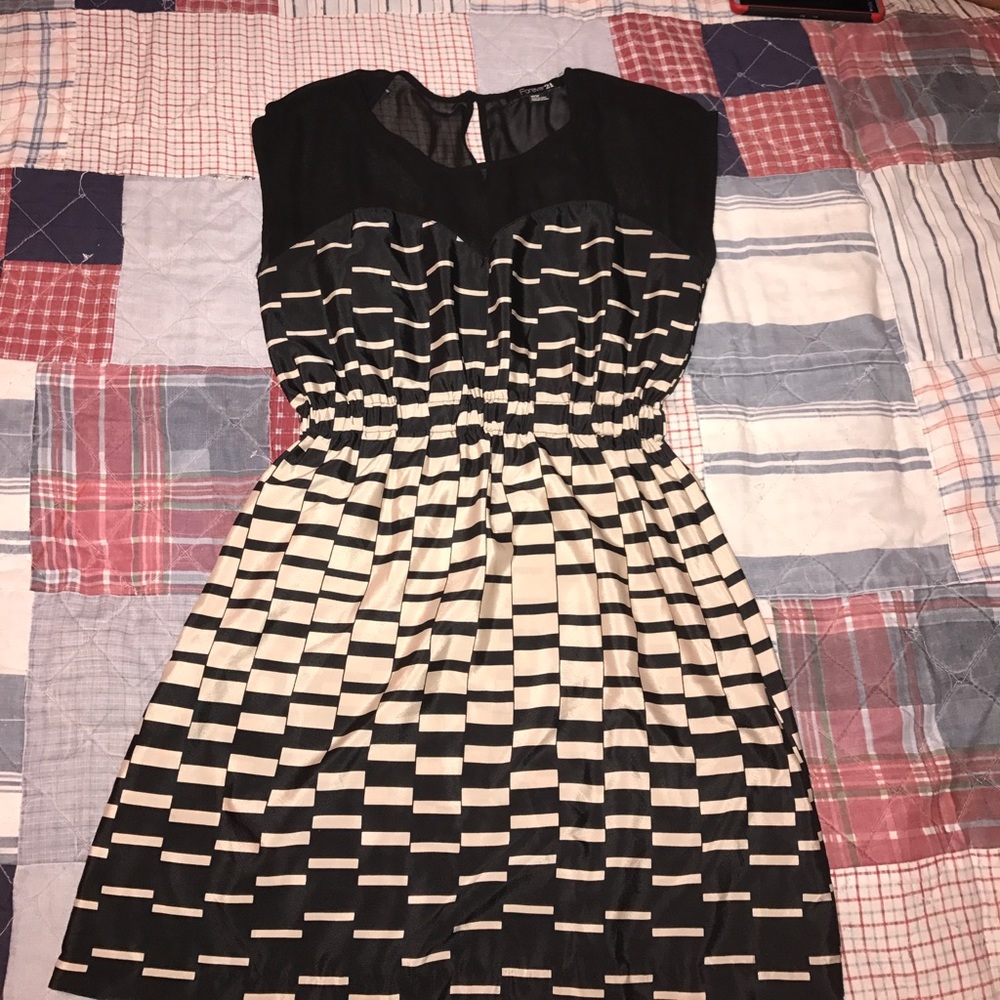 Black and beige dress🎉