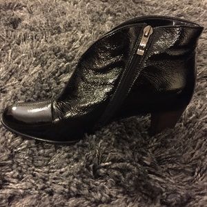 REAL LEATHER ankle booties