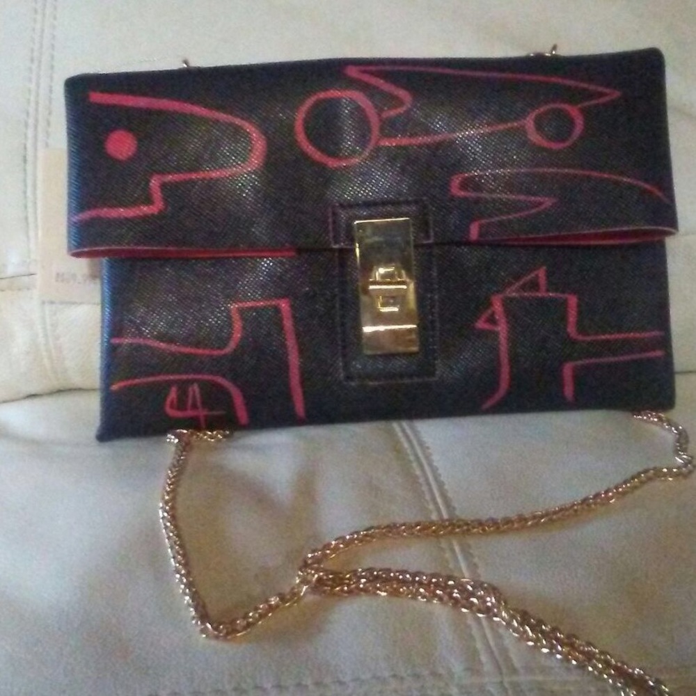 Custom design bag by local Caribbean Artist.