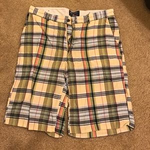 American Living Men's Plaid Shorts