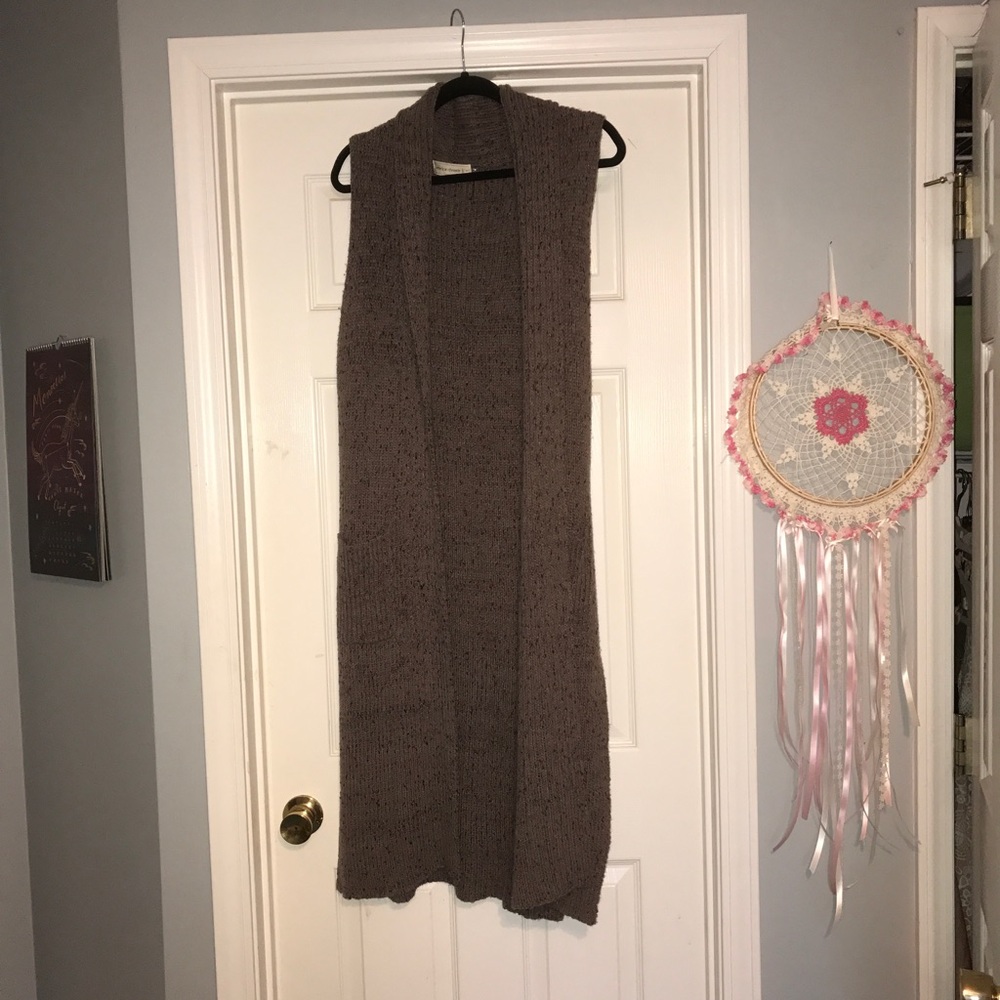 American Threads full-length cardigan