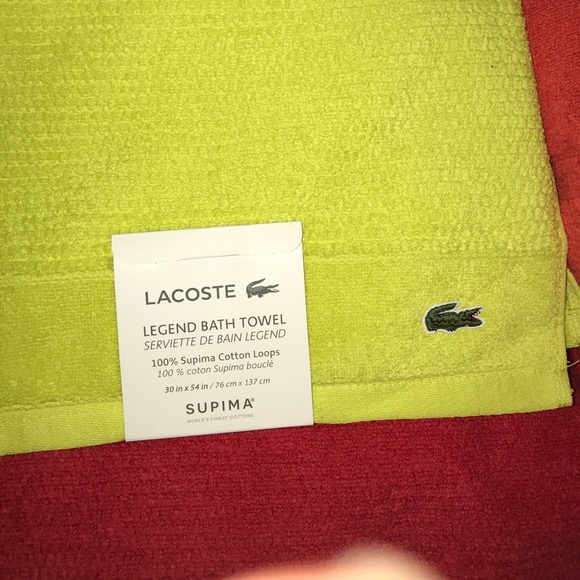 Lacoste Brand New colorful towels ๐น๐ผ๐บ - Picture 2 of 4