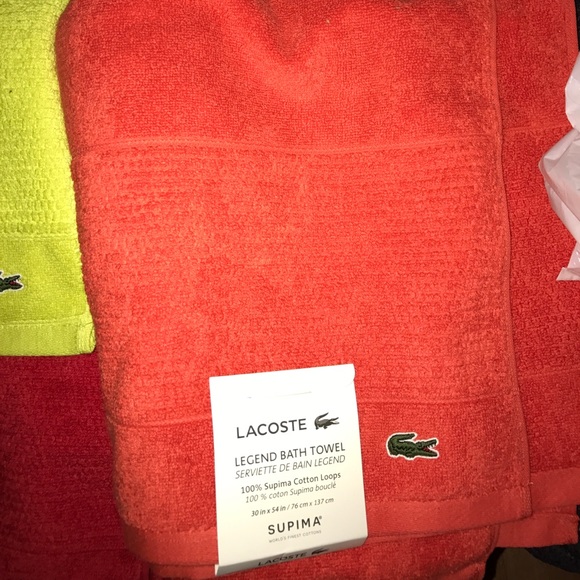 Lacoste Brand New colorful towels ๐น๐ผ๐บ - Picture 4 of 4