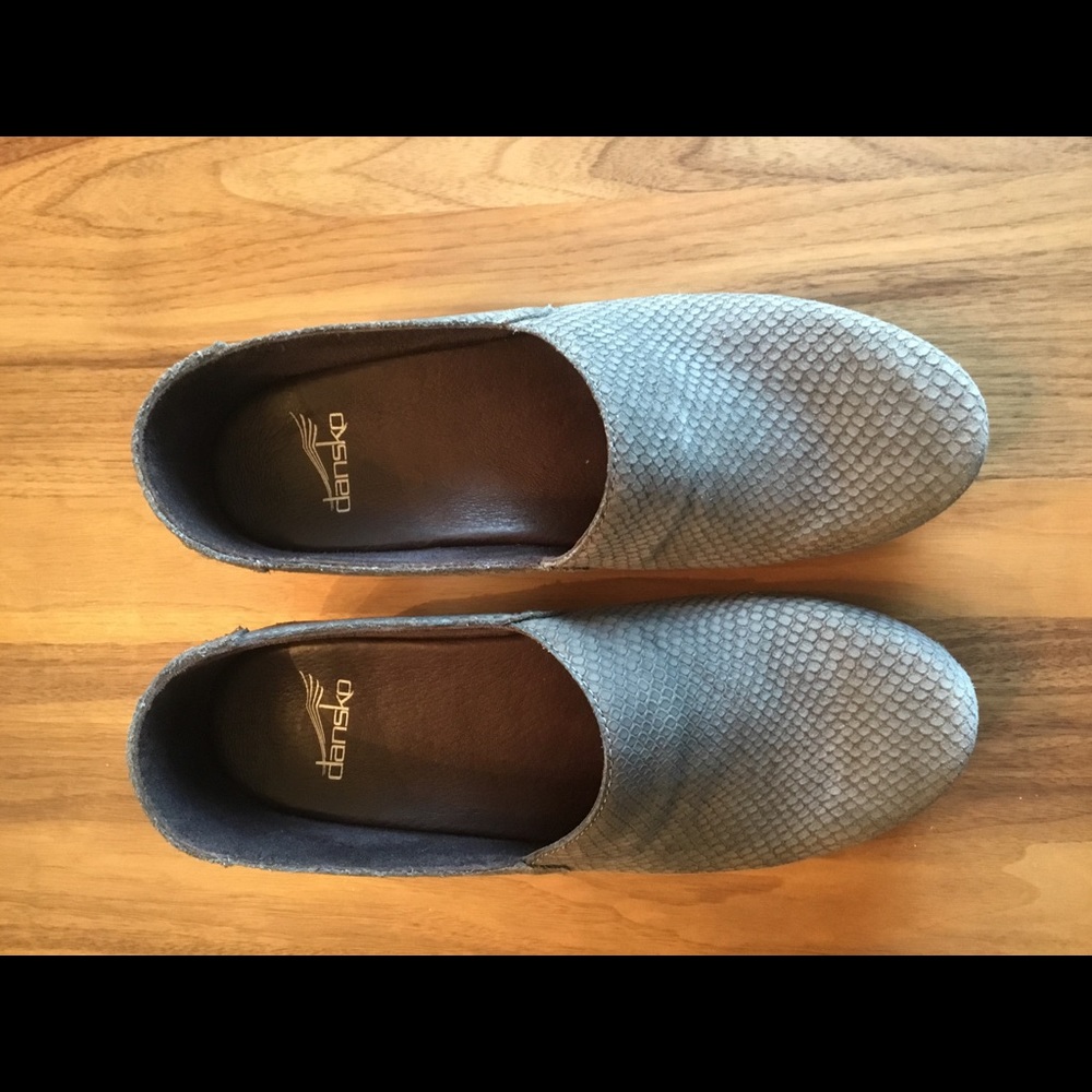 Dansko Gray Marisol Clogs Size 39