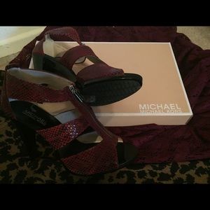 Michael Kors Berkeley t strap heels