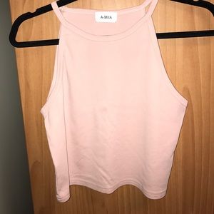 Pink Crop Top