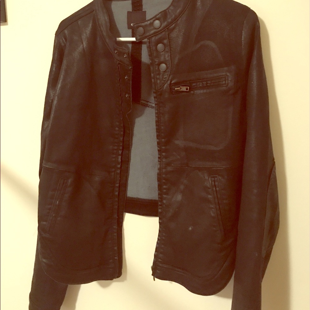 High Low Bomber Jacket - black