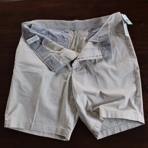 Perry Ellis Portfolio Flat Front Khaki Shorts