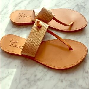 New! Joie sandals, A LA PLAGE, copper+tan