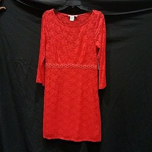 Fabulous red dress by Laundry!