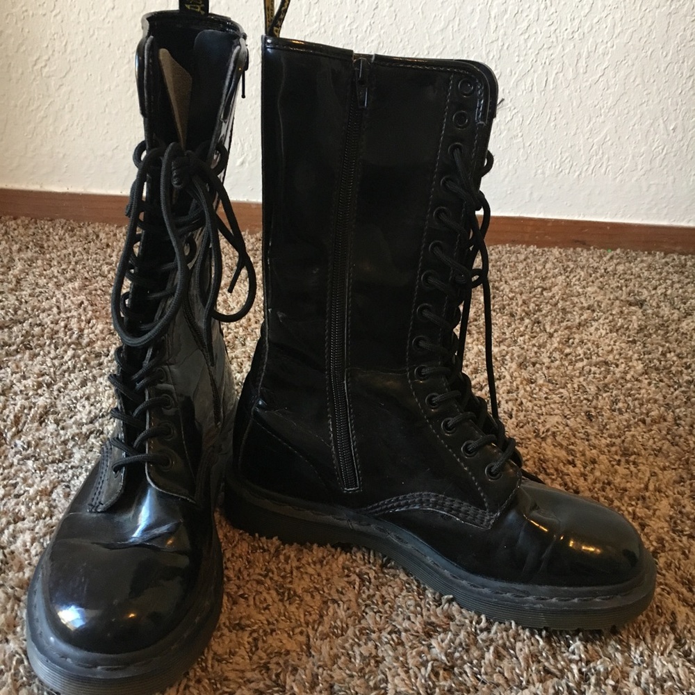 Dr. Marten Patent Leather Boots