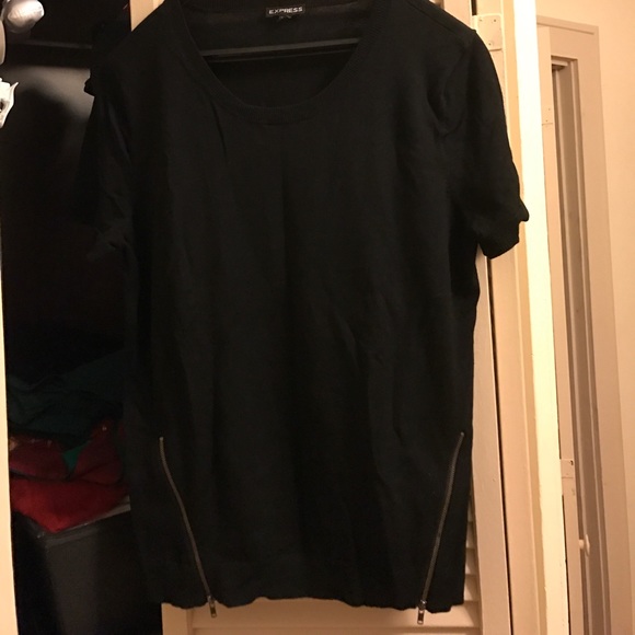 Back Express knit top with zipper detail - Picture 1 of 1