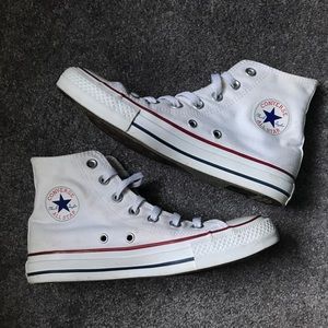 White high top Converse