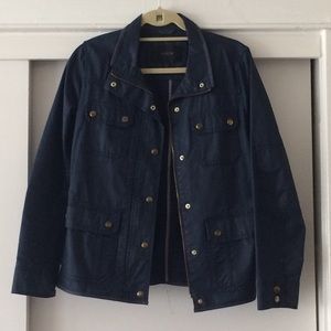 J Crew military style rain jacket