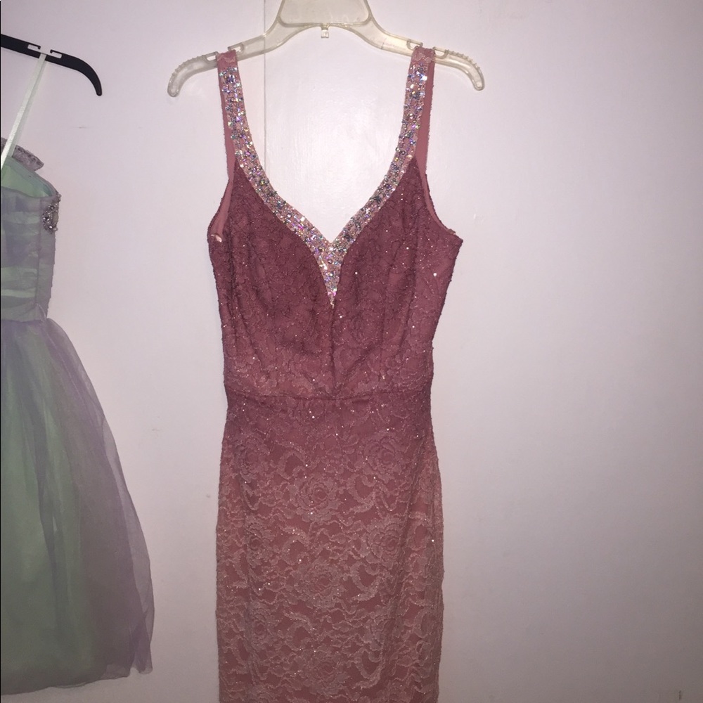 Pink Ombre Mermaid Tail Dress