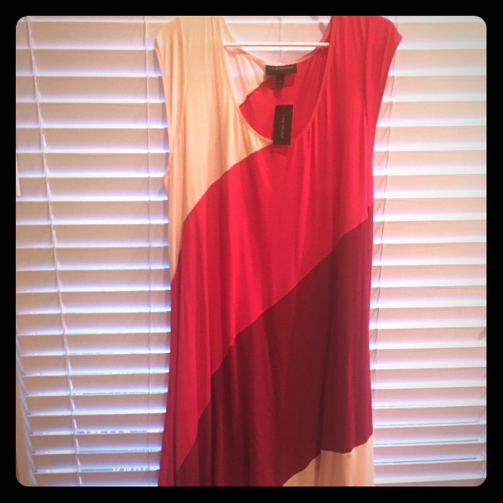 Lane Bryant High Low Cap Sleeve Dress