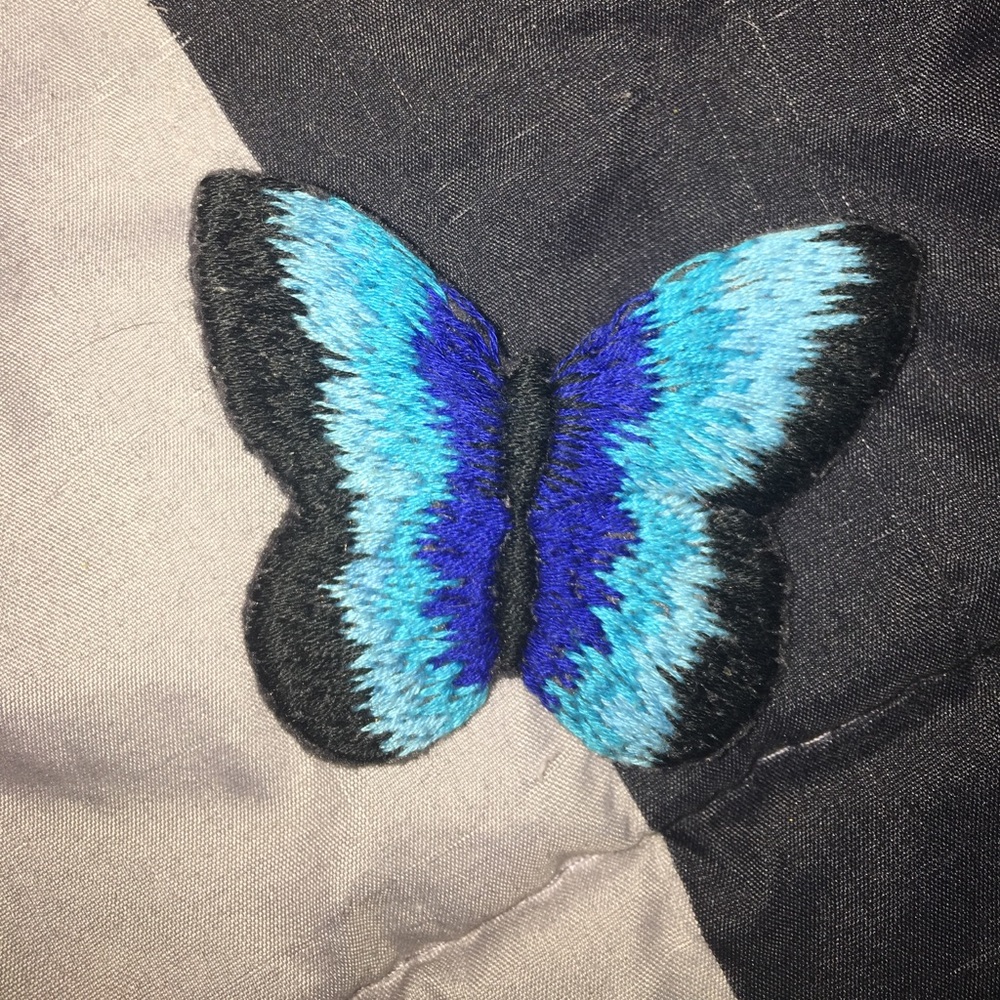 Butterfly patch for clothes