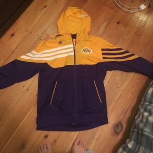 Adidas Los Angeles Lakers sweatshirt/windbreaker