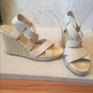 Chinese Laundry Beige Wedges
