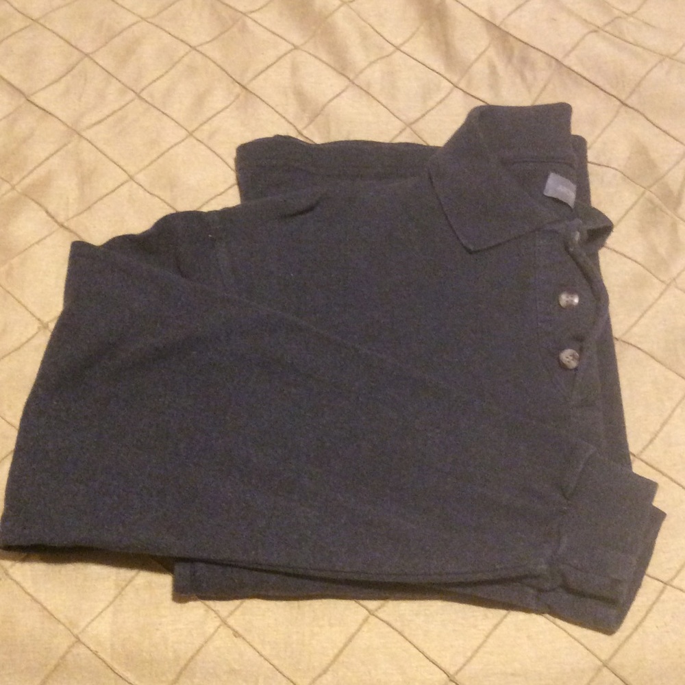 MENS LONG SLEEVE POLO COLLARED SHIRT