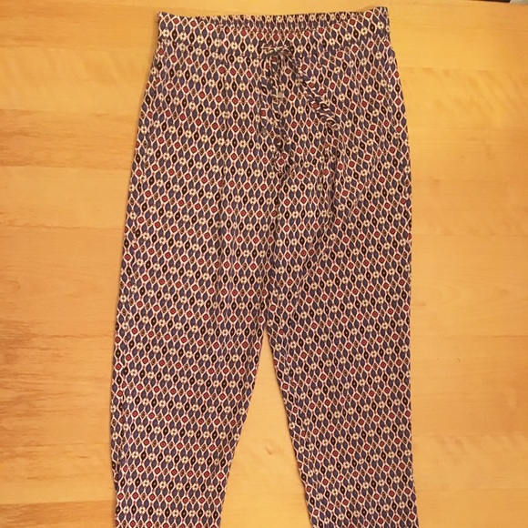 Harlowe & Graham patterned palazzo pants - Picture 1 of 3