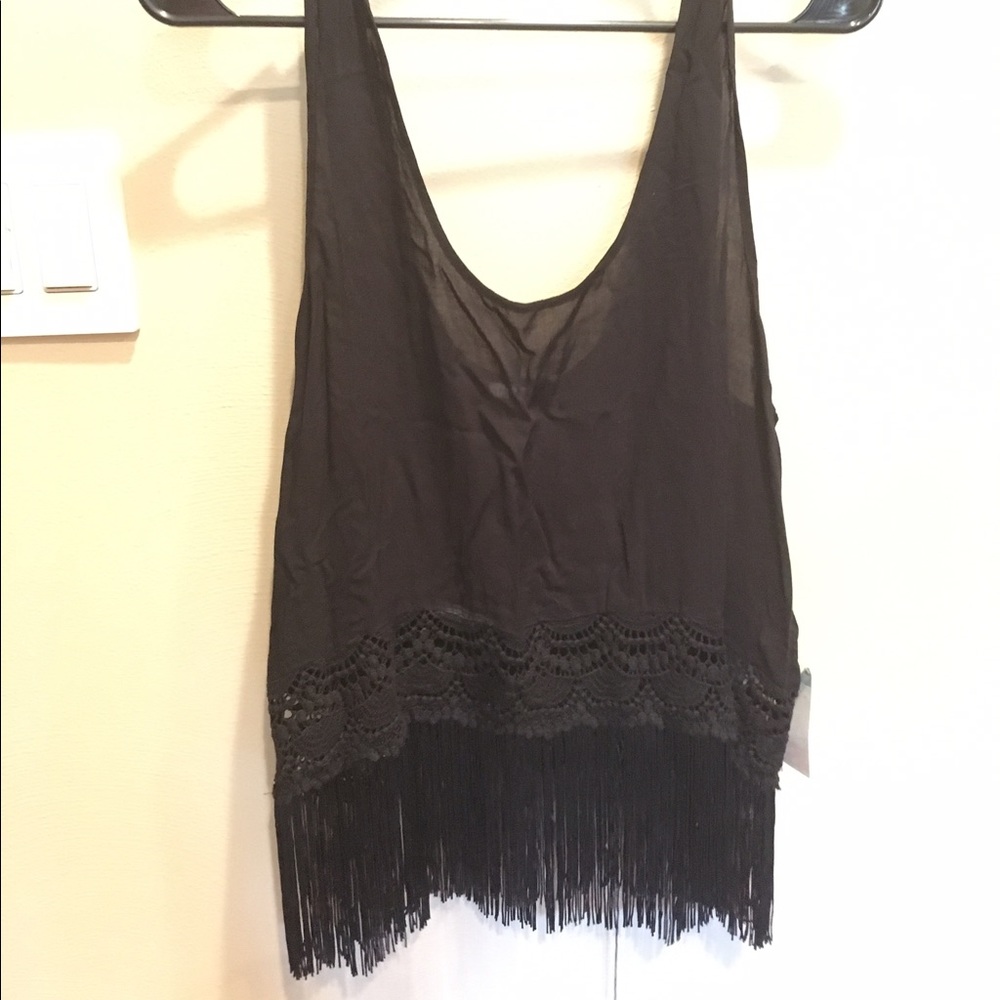 FOREVER21 Fringe Top