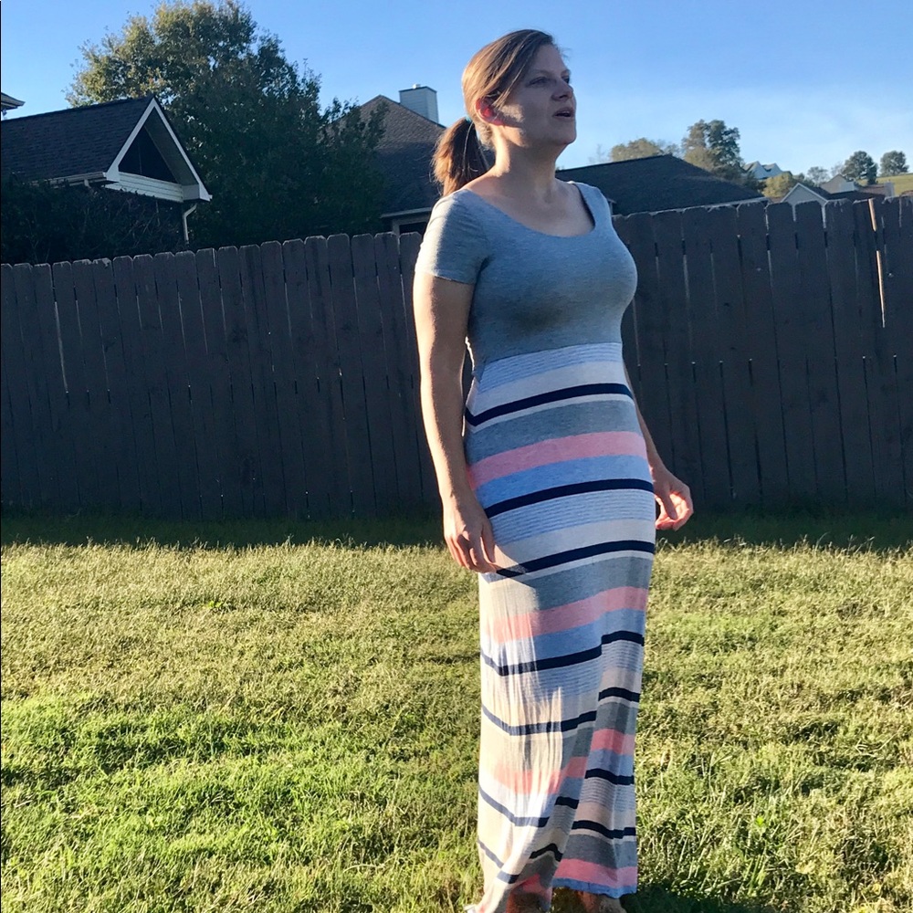 USA Made Gilli Striped Maxi Dress - Picture 3 of 6