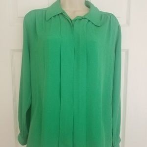 Vintage green blouse