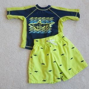 SOLD 🌊Boy's 2T 2-piece swim set
