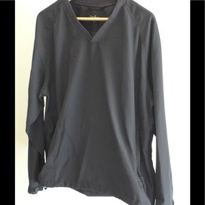 Men's Walter Hagen Black Golf Pullover-M