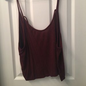 Brandy Melville Maroon tank
