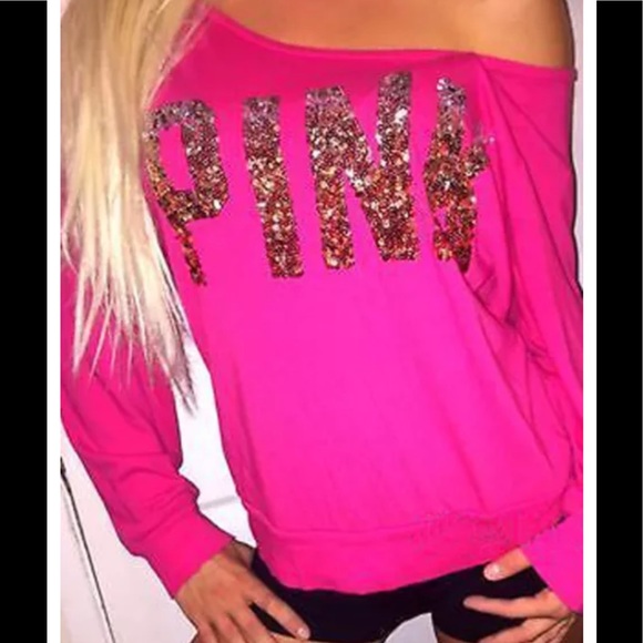 🎀PINK SWEATSHIRT LIGHTWEIGHT - Picture 2 of 4