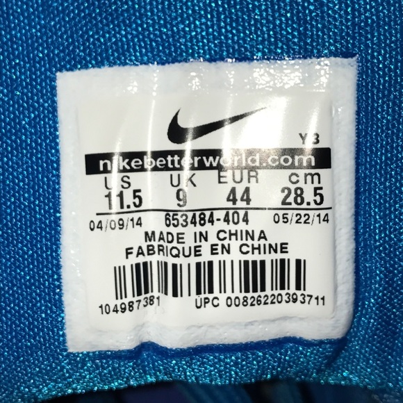 WOMENS 2014 NIKE HYPERDUNK  TB (Blue) - Picture 6 of 6