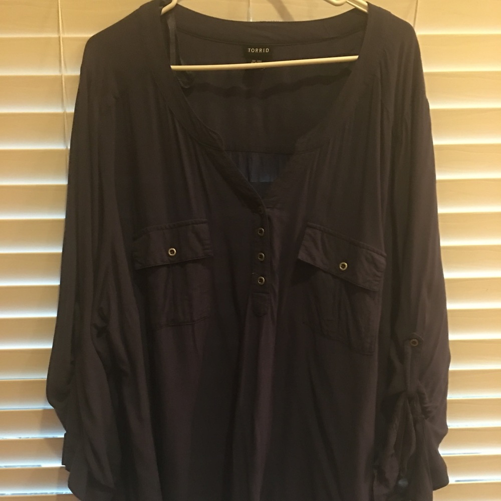 Torrid Navy Blue shirt