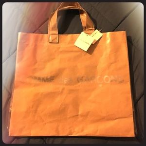 Auth Rare Commes de Garçons PVC tote  | Met show
