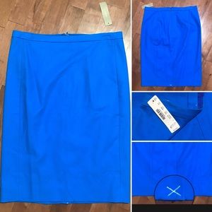 🆕 J. Crew Blue Pencil Skirt // Size 6