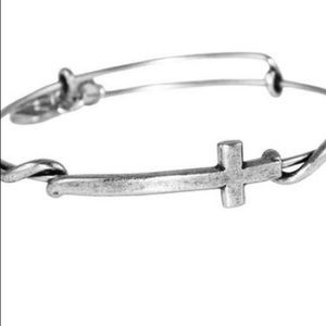Alex and Ani cross bangle - reserved