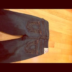 True Religion Johnny dark rinse jeans size 26