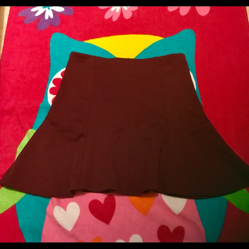 Maroon skirt