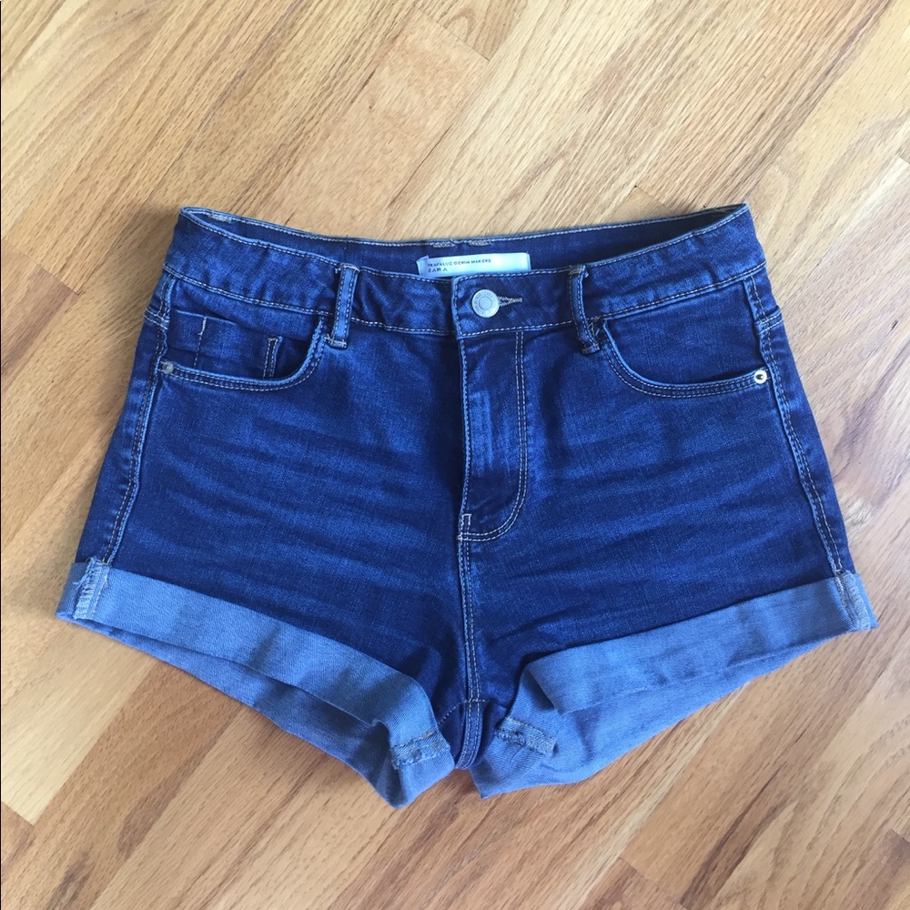 Like New Cuffed Zara Denim Shorts