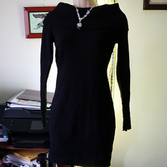 SEXY LITTLE BLACK DRESS - Picture 1 of 5