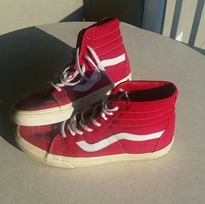 Vans Red creme Sk8 Highs