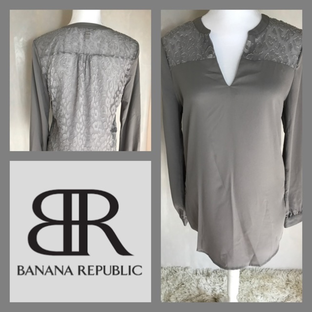 Banana Republic Sheer Tunic